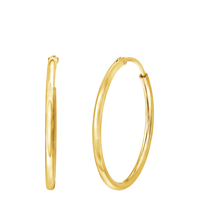 Zilveren goldplated oorringen voor dames