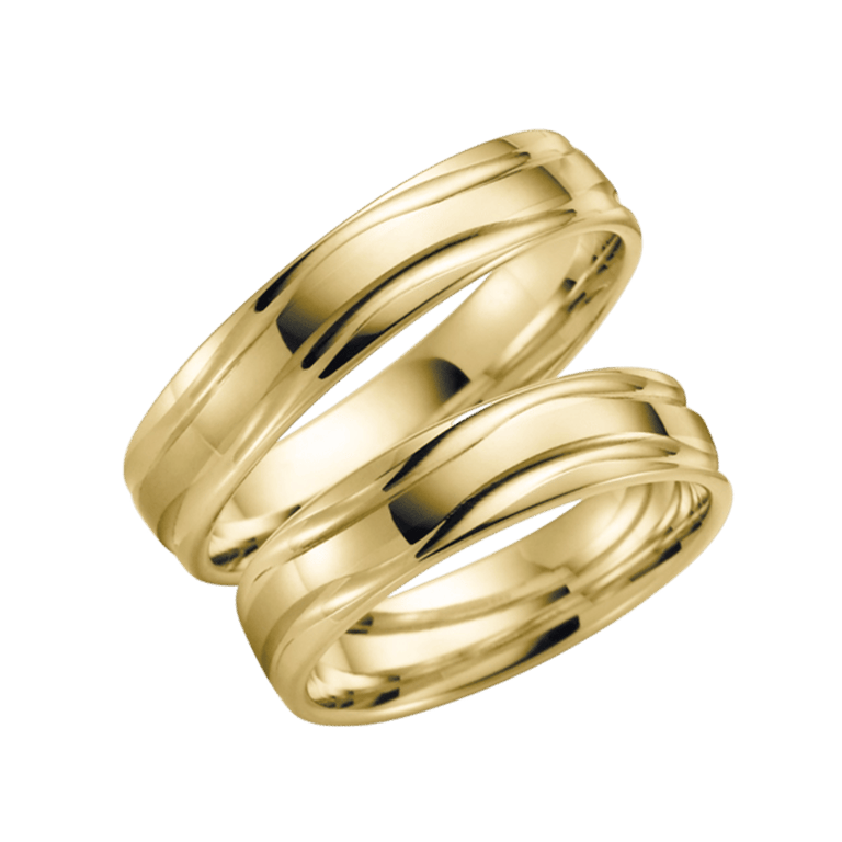 Daisy, Trauring für Herren aus 375 Gold, H131