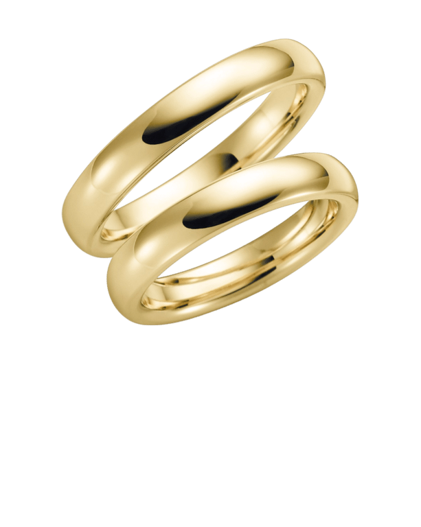 Trauring für Herren, 375 Gelbgold, Morgenstern H48G