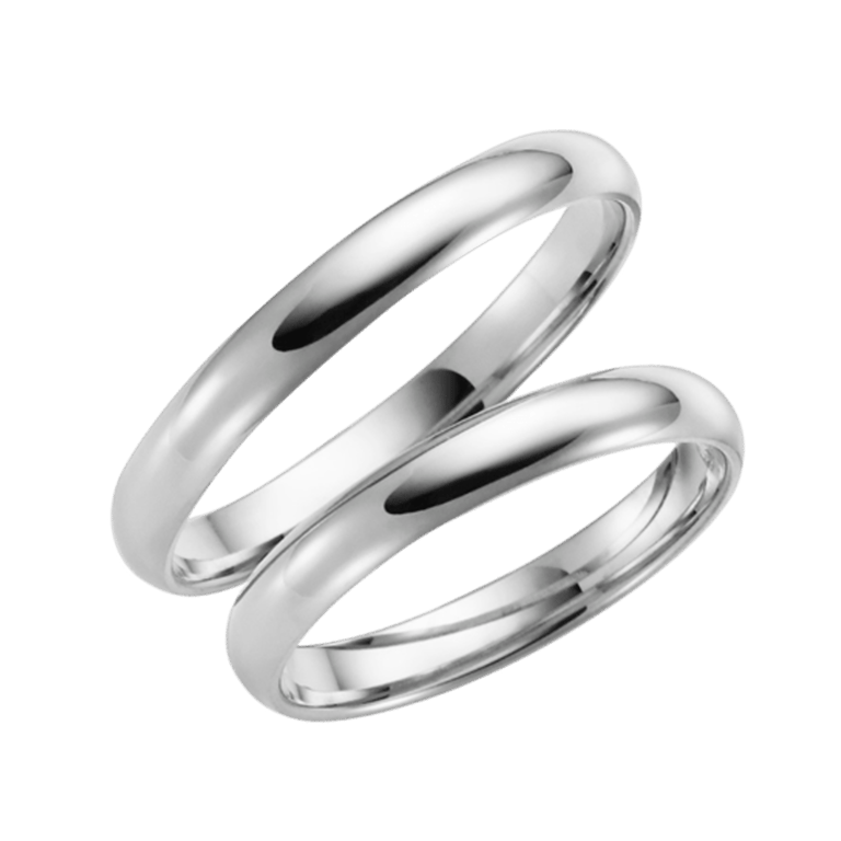 Stephanotus, Trauring für Damen aus 375 Weißgold, H52