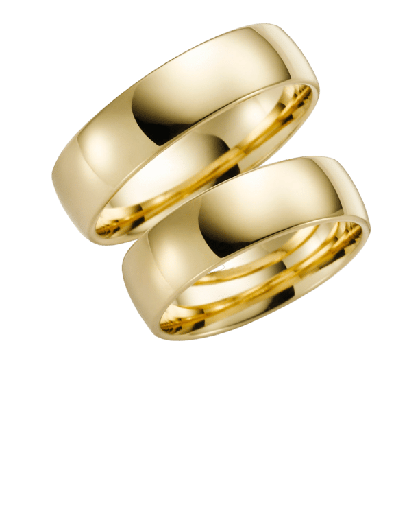 Trauring für Damen, 375 Gelbgold, Ranunkel H82