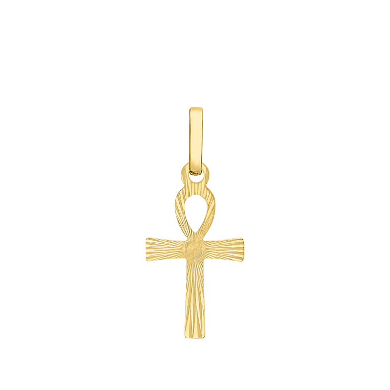 Anhänger aus 375 Gold, ägyptisches Ankh-Symbol
