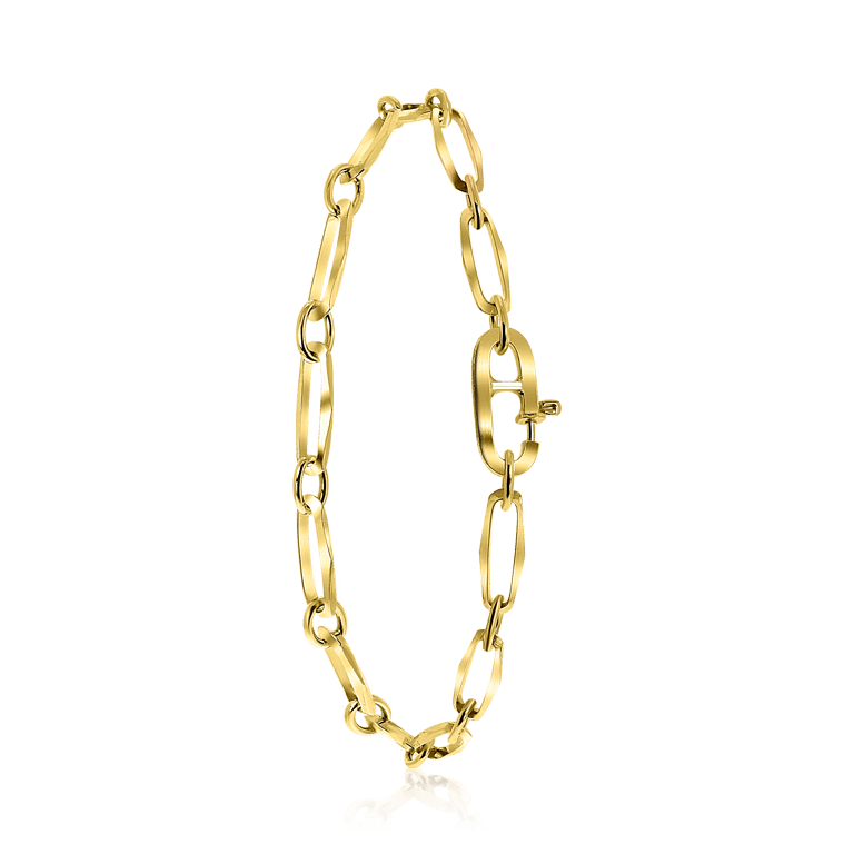 14 Karaat geelgouden armband closed forever