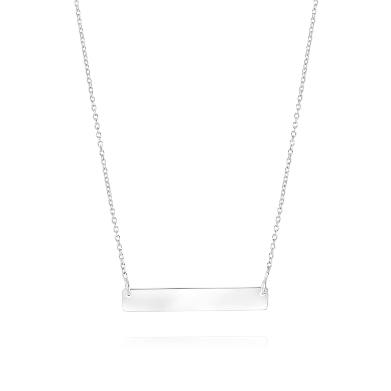 Kette mit Steg aus 925 Silber