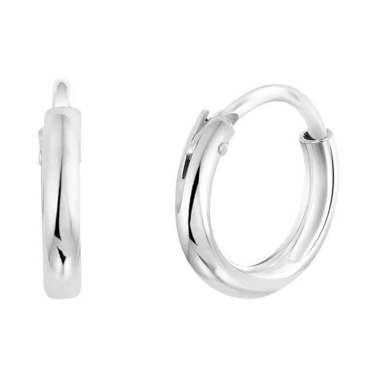 Ohrringe aus 925 Silber, 12 mm