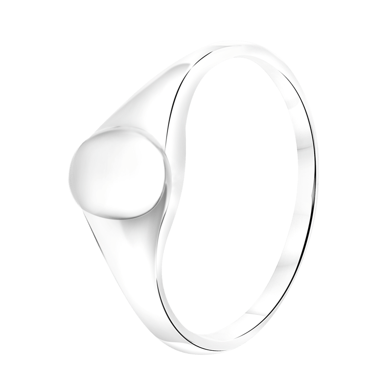 Siegelring, 925 Silber, oval