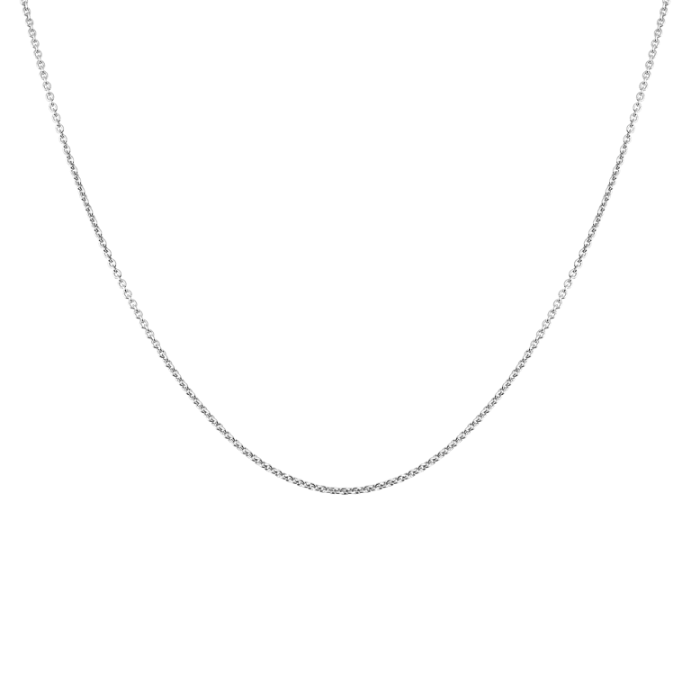 Gerecycled zilveren ketting met anker schakel
