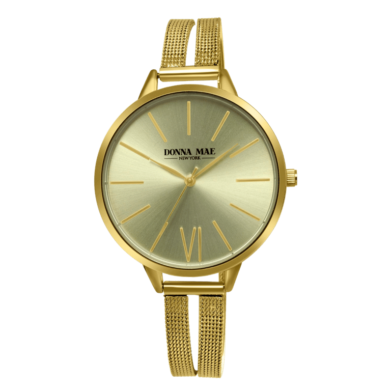 Donna Mae Dames Horloge Goudkleurig
