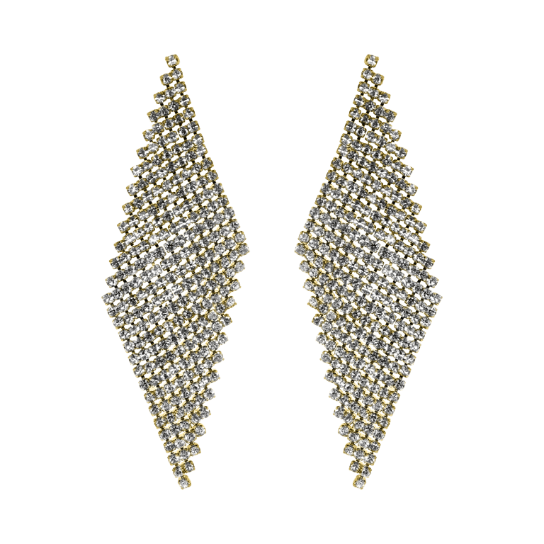 Bijoux zilverkleurige oorknoppen voor dames