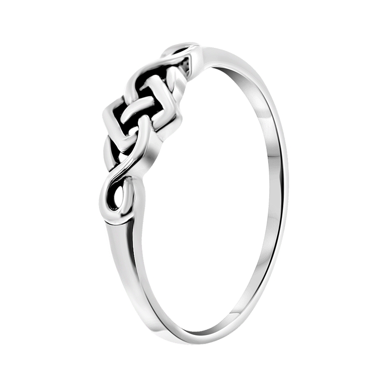 925 Silber, bearbeiteter Ring Bali
