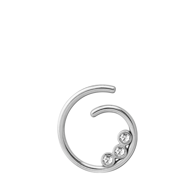 Stainless steel seamless piercing kristal