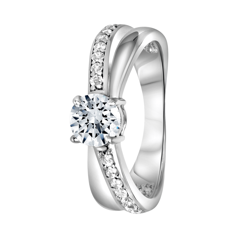 Ring, 925 Silber, mit Zirkonia