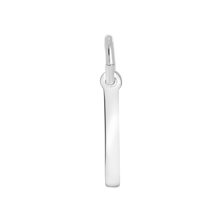 Zilveren hanger alfabet