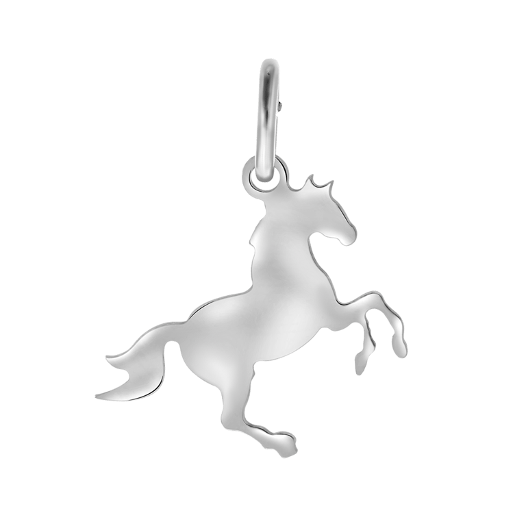 Silberanhänger, Pferd