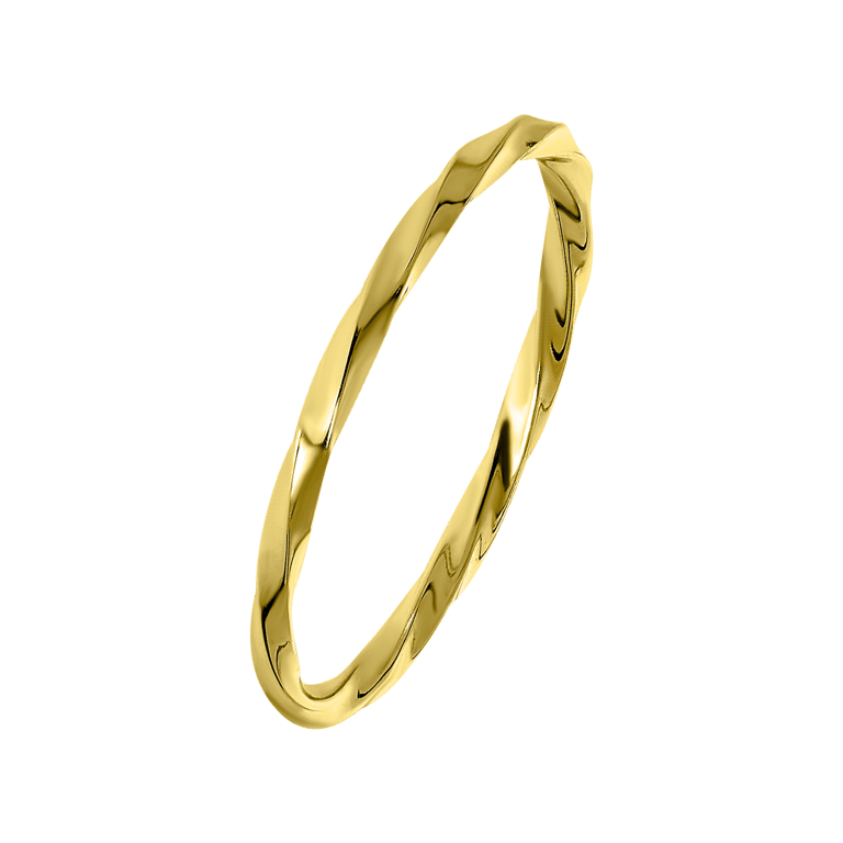 Zilveren goldplated ring voor dames