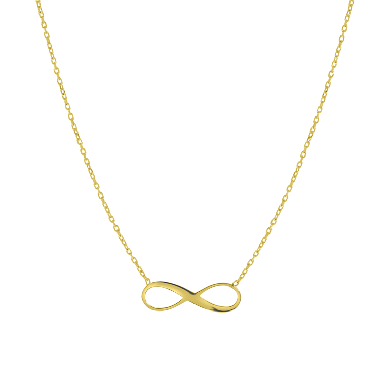 9 karaat ketting met hanger Infinity