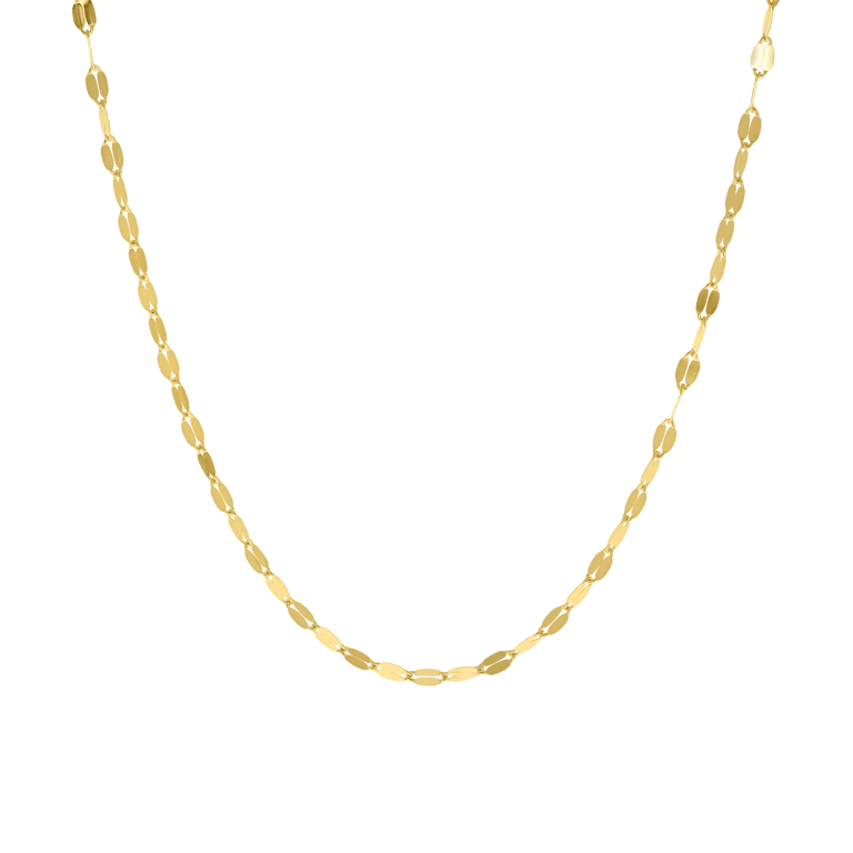 9 karaat ketting met fantasie schakels