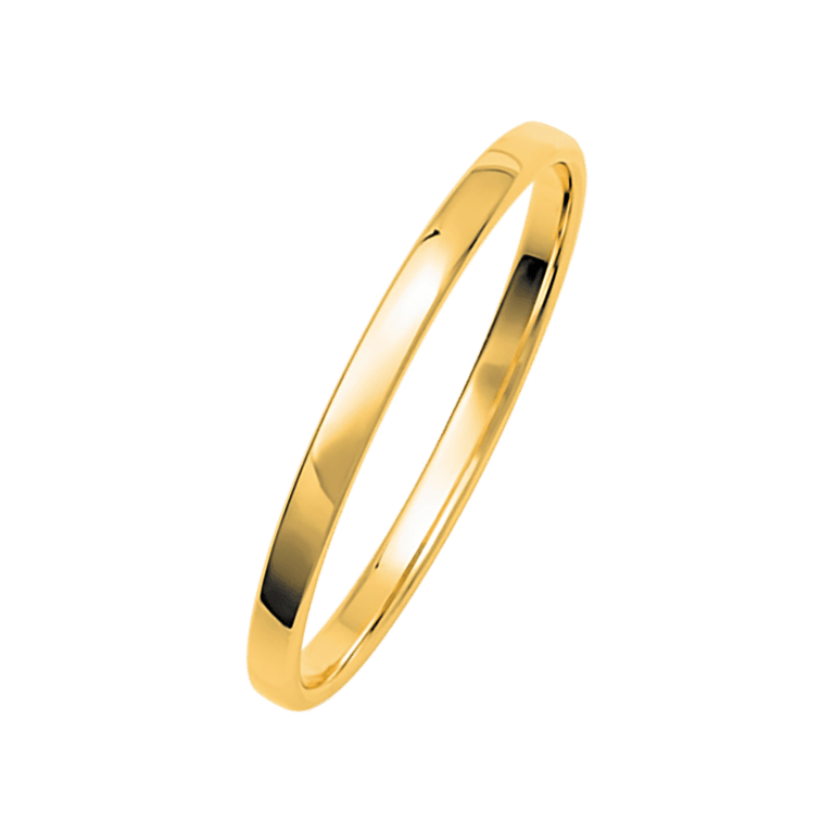 Trauring für Damen, 375 Gelbgold, Gentle, H237