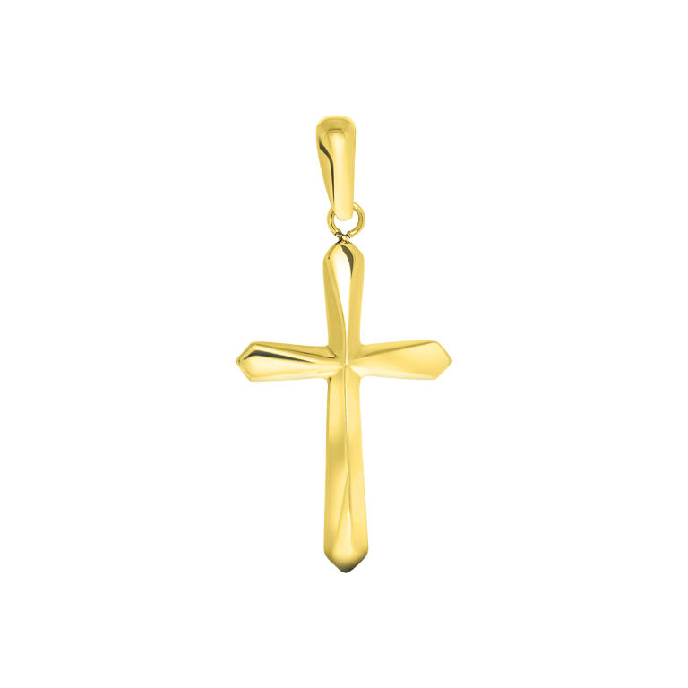 14 Karat Goldanhänger Kreuz