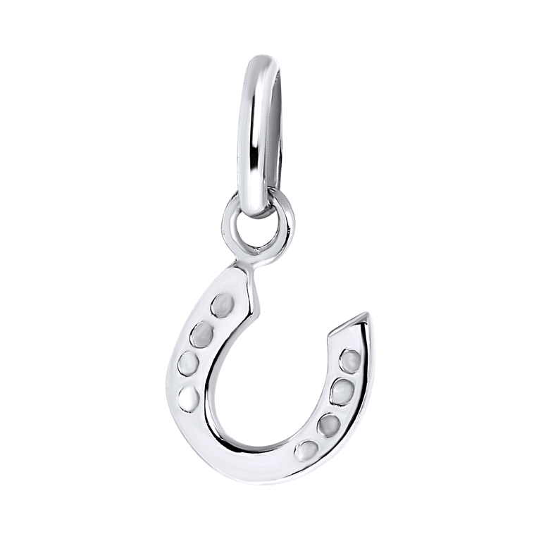 Zilveren hanger hoefijzer