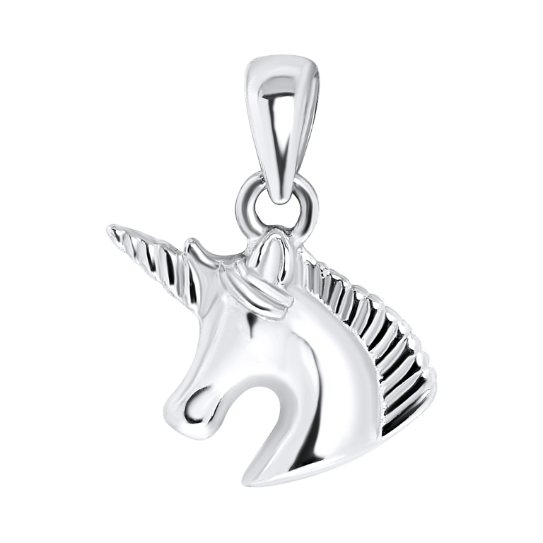 Anhänger, 925 Silber, Einhorn
