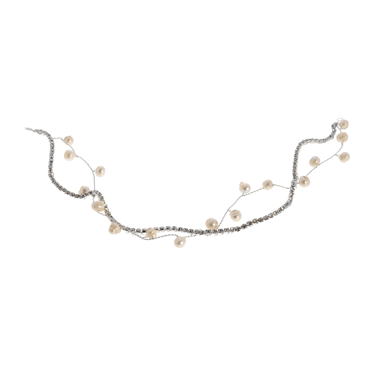 Haarschmuck mit Perlen und Strass