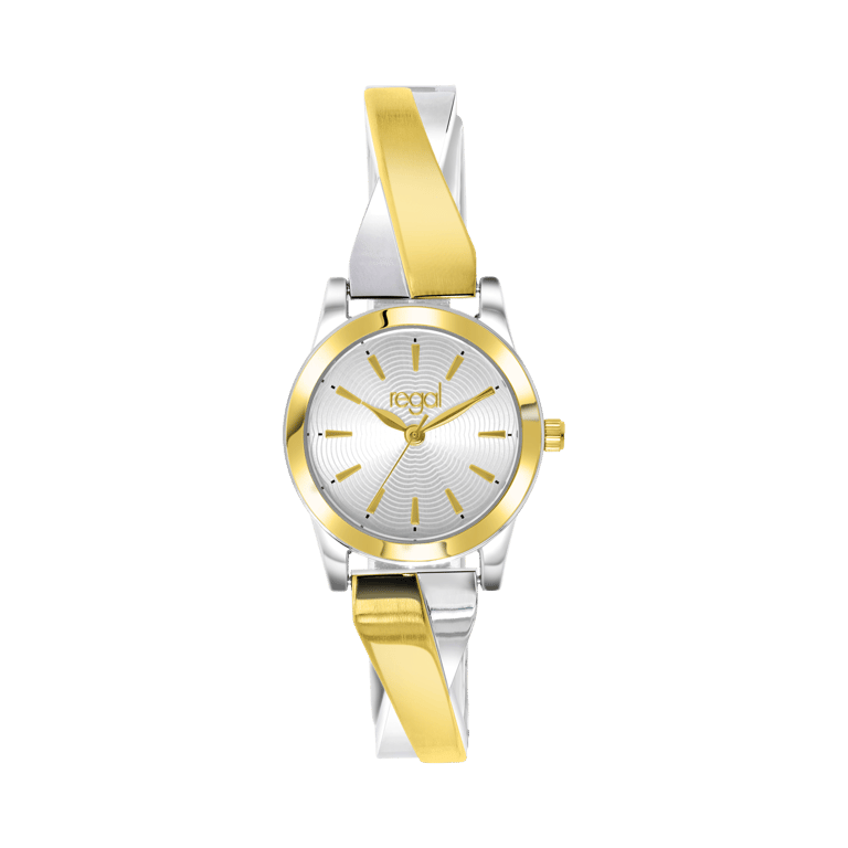 Regal horloge met stainless steel band