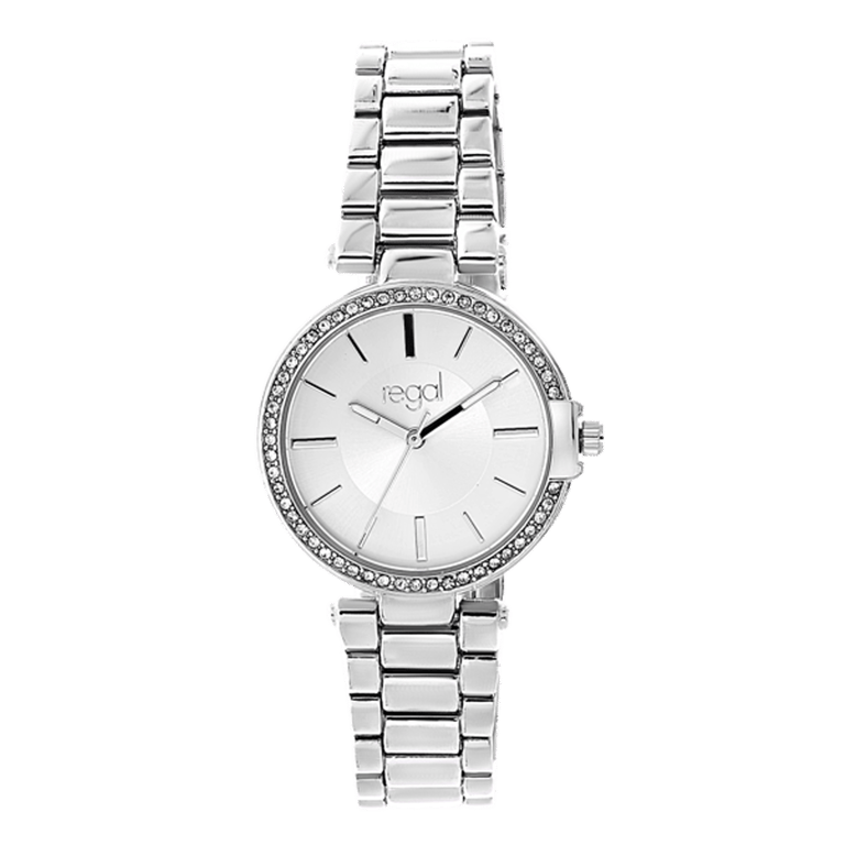 Regal horloge met stainless steel band