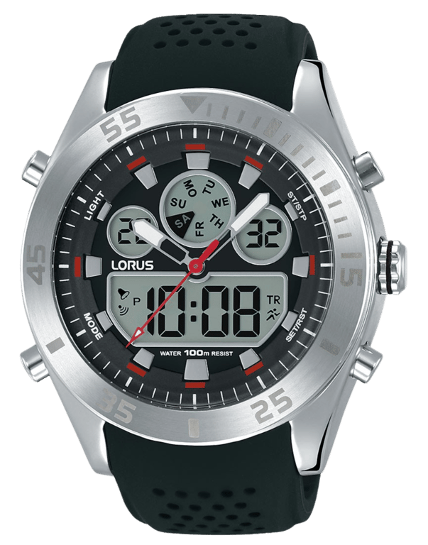 Digitale Lorus-Herrenarmbanduhr R2339LX9