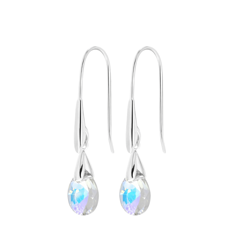 Ohrringe, 925 Silber, Kristall AB