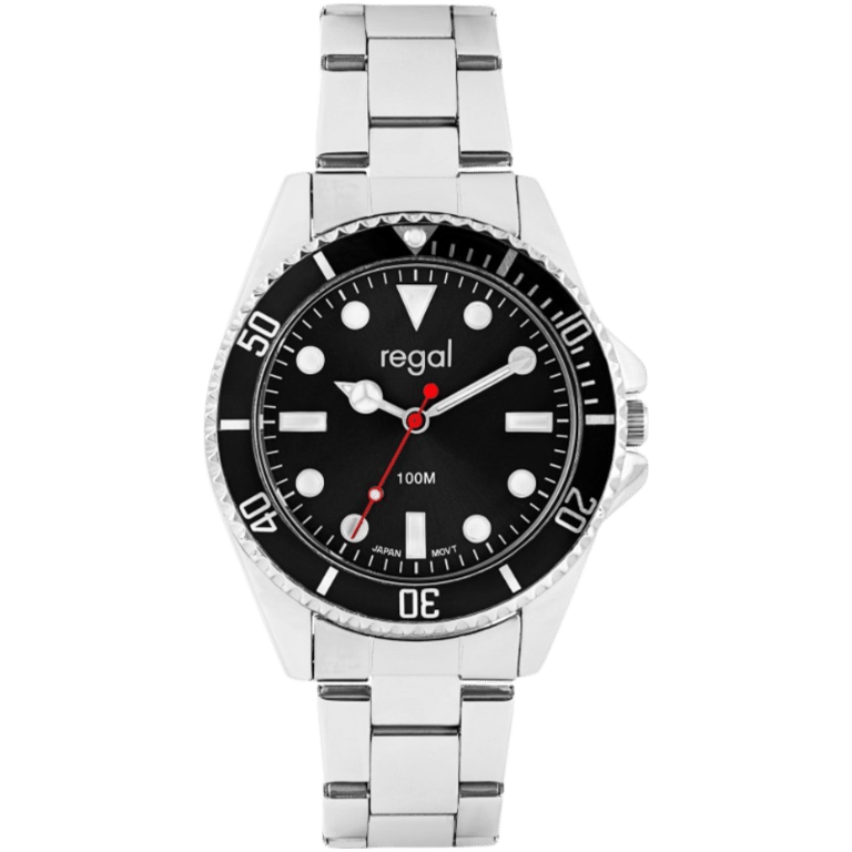 Regal heren horloge met stainless steel band