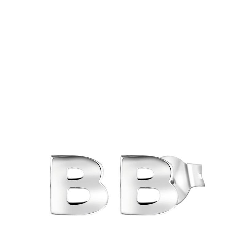 Kinderohrringe aus 925 Silber, Alphabet