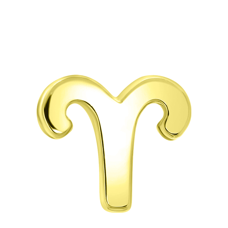 Anhänger, 925 Silber, vergoldet, Sternzeichen