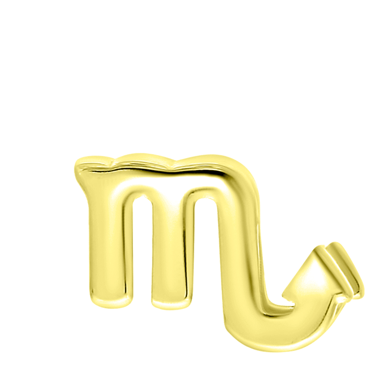 Zilveren hanger goldplated sterrenbeeld