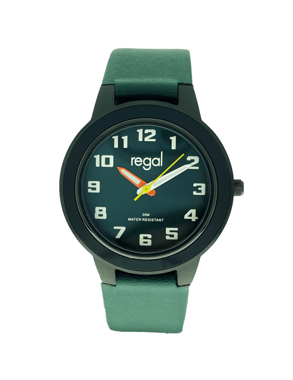 Regal Jongens Kinder Horloge Groen PU leer