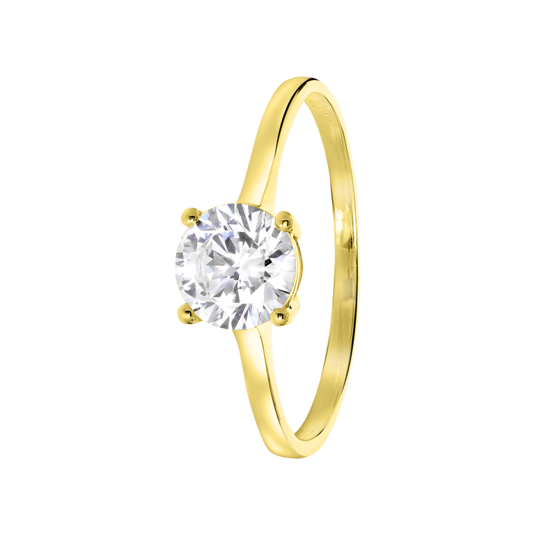 9 karaat ring solitair