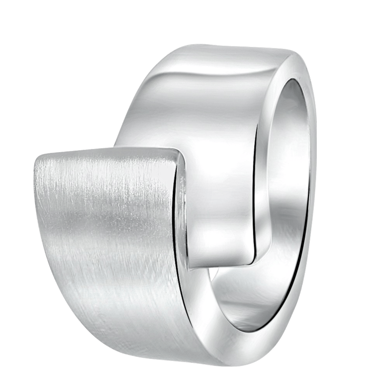 Ring, Edelstahl, matt/glänzend