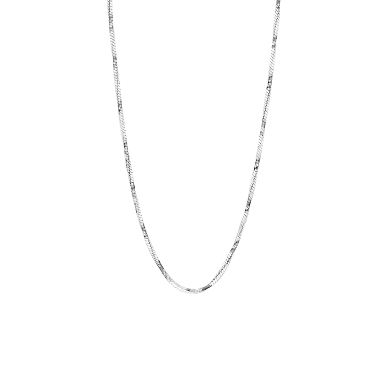 Kette, 925 Silber, Drehoptik