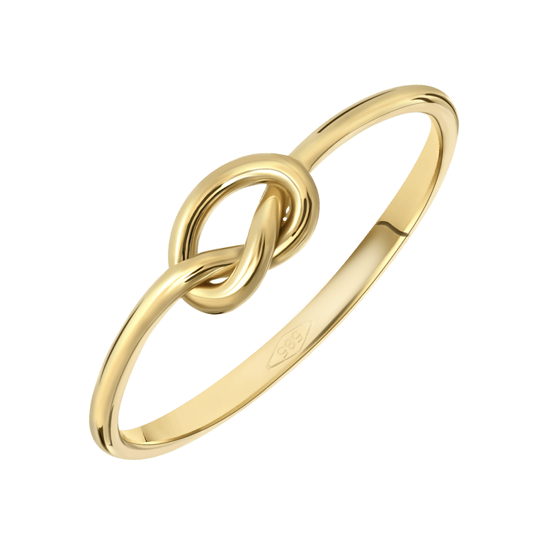 Ring, 585 Gelbgold, Knoten