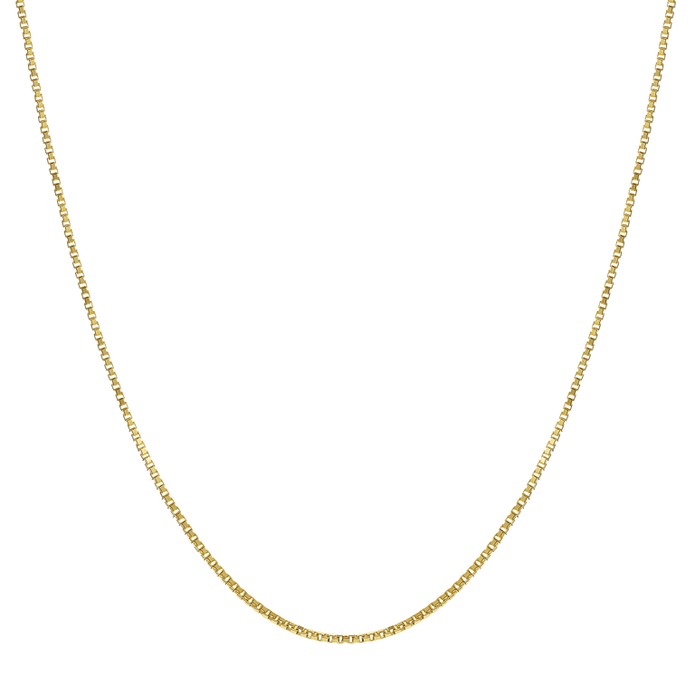 14 karaat geelgouden ketting venetiaans 0,45mm