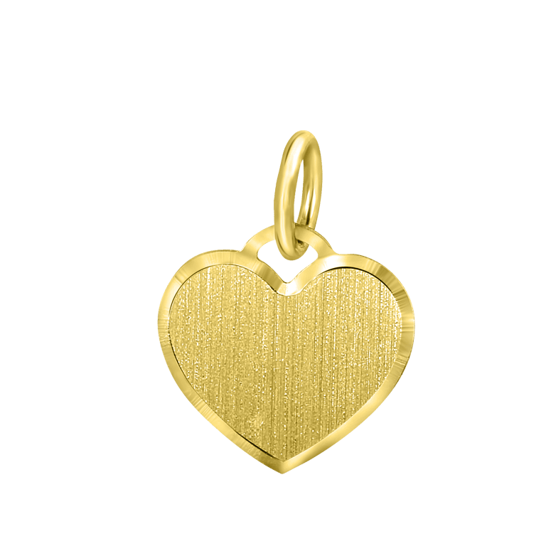 Zilveren goldplated hanger graveerplaat voor dames