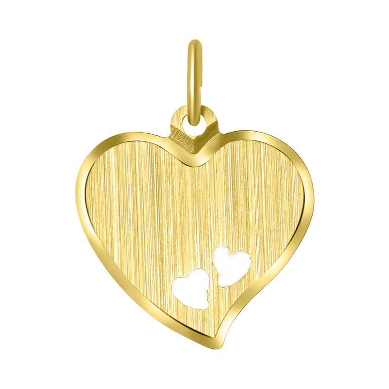 Zilveren goldplated hanger graveerplaat voor dames