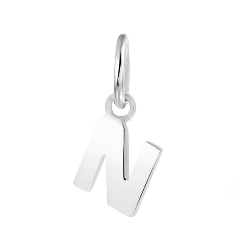 Zilveren hanger letter Mix&Match