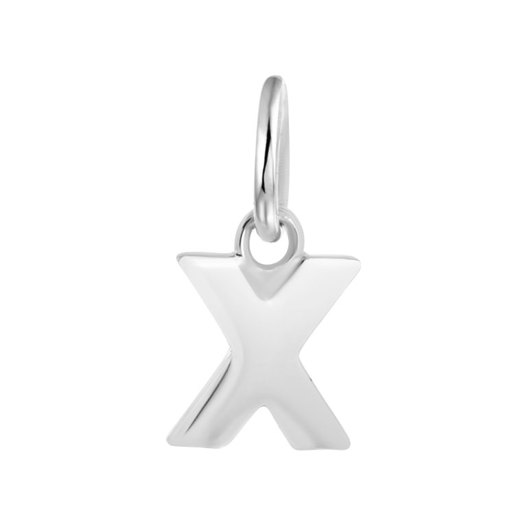 Zilveren hanger letter Mix&Match