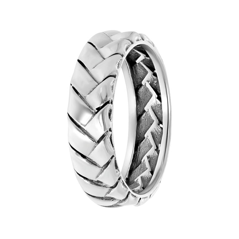 Zilveren ring vlecht Bali Treasures