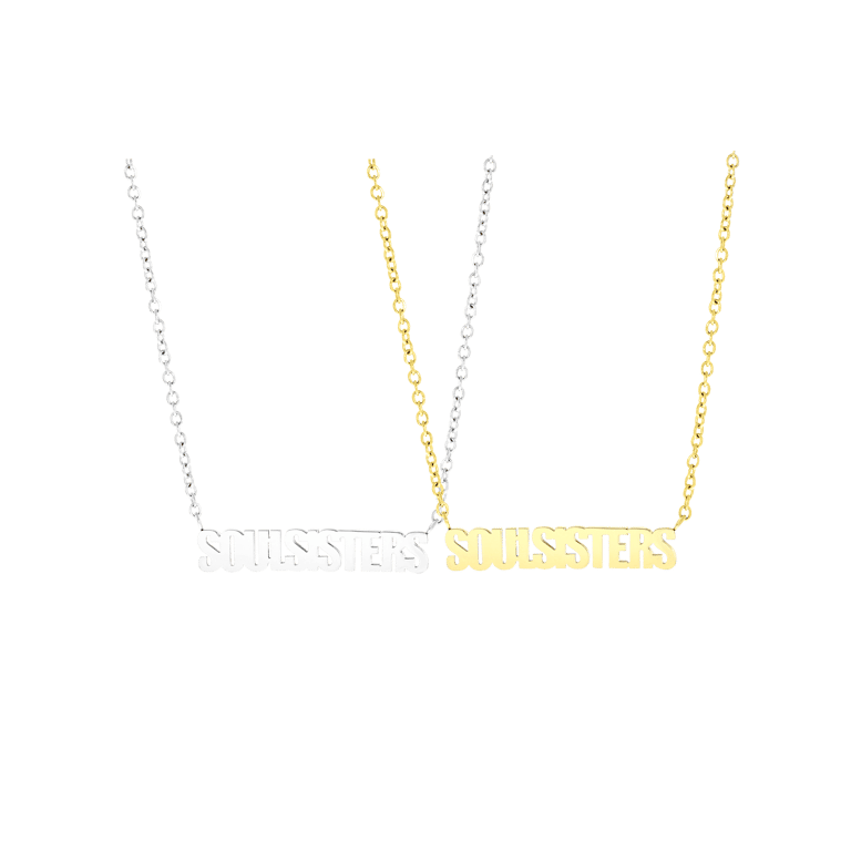 Stainless steel goldplated sieradenset Soul Sisters voor dames