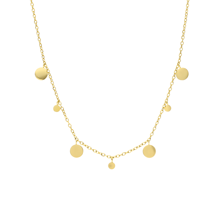 Myla stainless steel goldplated ketting voor dames