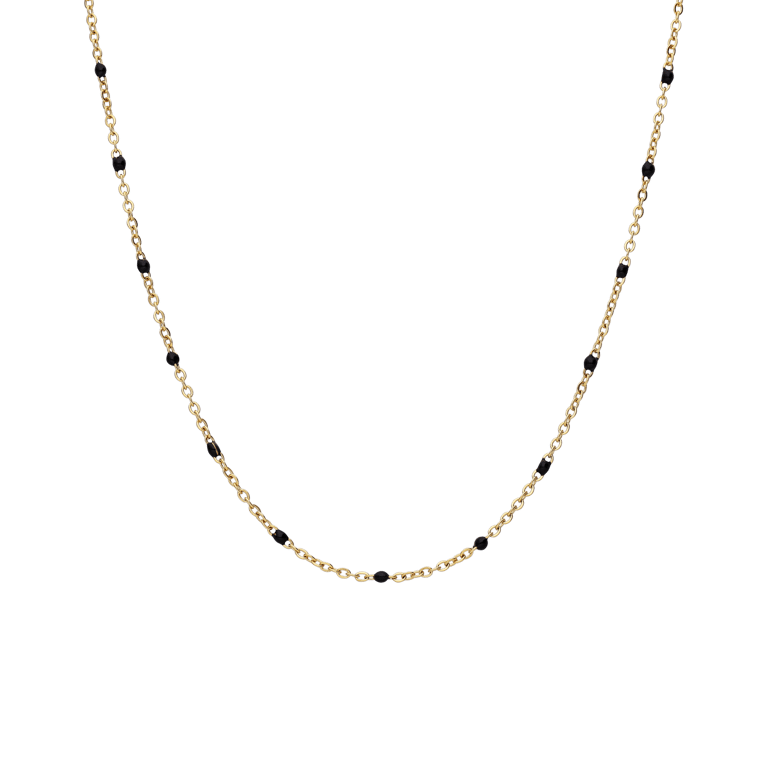 Stalen goldplated ketting voor dames