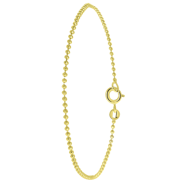 Stainless steel goldplated fantasiearmband voor dames