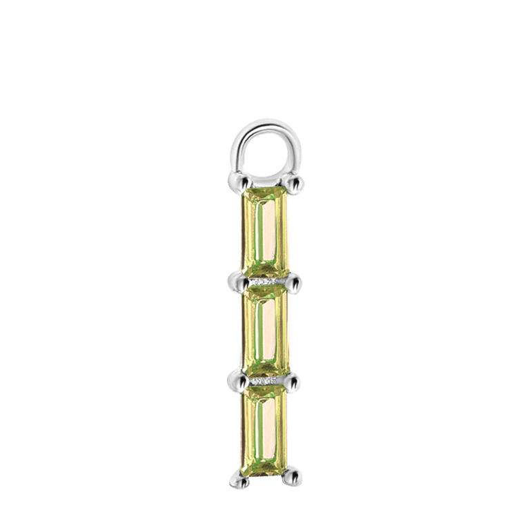 Ohrringanhänger, 925 Silber, Geburtsstein, Mix & Match
